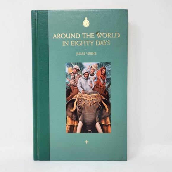 Around The World In Eighty Days By Jules Verne Hardcover Classic Edition - Picture 1 of 9